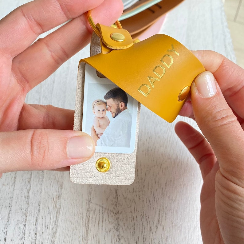 Personalised Photo Keyring with Name