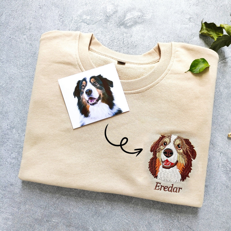 Custom Pet Face and Pet name Sweatshirt, Hoodie,T-shirt