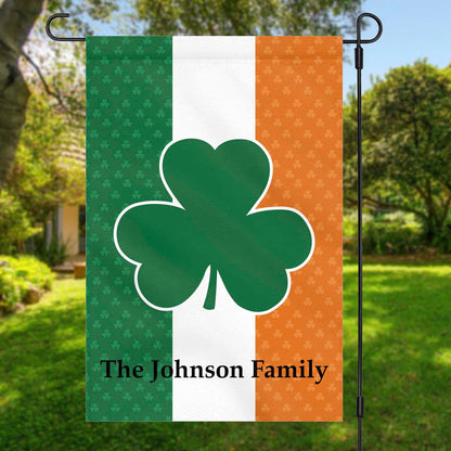 St Patricks Day Custom Garden Flag