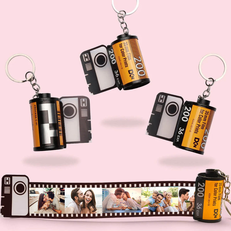 💖For Lover💖Custom Drive Safe Film Roll Keychain For Your Love